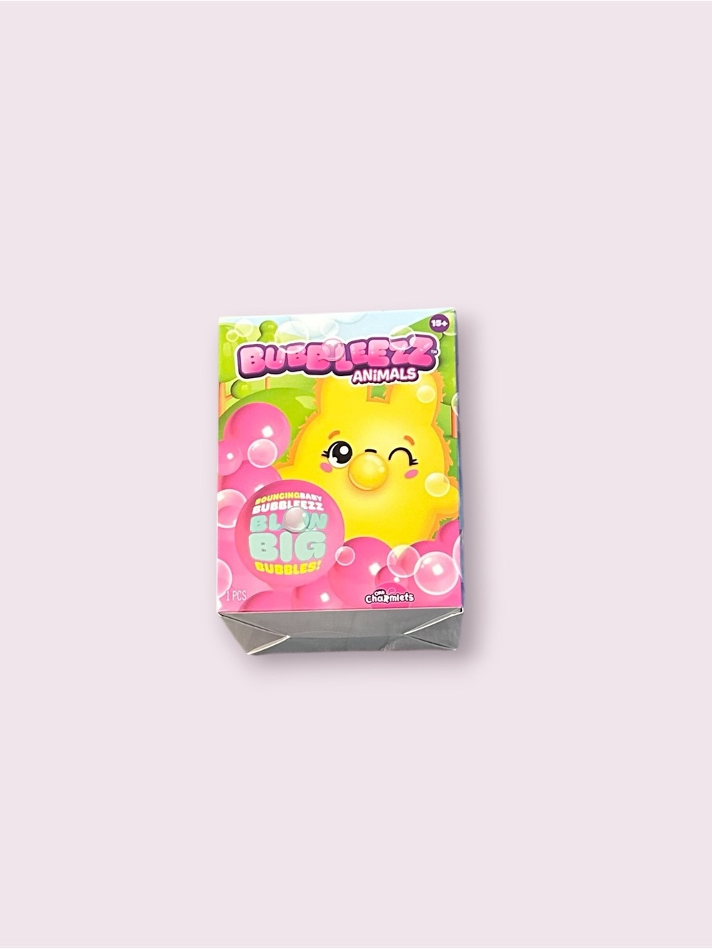 Orb Charmlets Bubbleezz Animals Pink Collectible Fidget Toy Keychain